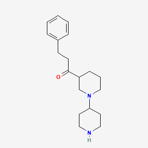 1-(1,4'-bipiperidin-3-yl)-3-phenyl-1-propanone dihydrochloride