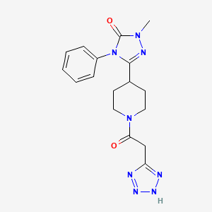 2-methyl-4-phenyl-5-[1-(1H-tetrazol-5-ylacetyl)piperidin-4-yl]-2,4-dihydro-3H-1,2,4-triazol-3-one