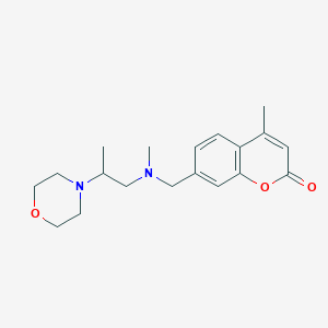 4-methyl-7-{[methyl(2-morpholin-4-ylpropyl)amino]methyl}-2H-chromen-2-one