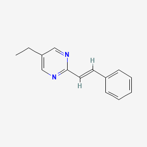 5-ethyl-2-[(E)-2-phenylvinyl]pyrimidine