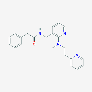 N-({2-[methyl(2-pyridin-2-ylethyl)amino]pyridin-3-yl}methyl)-2-phenylacetamide