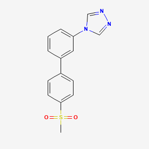 4-[4'-(methylsulfonyl)biphenyl-3-yl]-4H-1,2,4-triazole