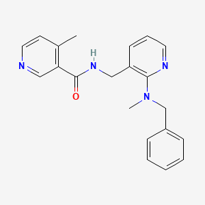 N-({2-[benzyl(methyl)amino]pyridin-3-yl}methyl)-4-methylnicotinamide