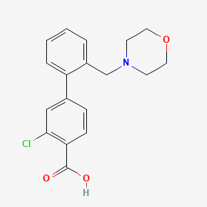 3-chloro-2'-(morpholin-4-ylmethyl)biphenyl-4-carboxylic acid