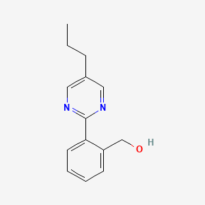 [2-(5-propylpyrimidin-2-yl)phenyl]methanol