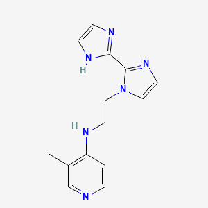 N-[2-(1H,1'H-2,2'-biimidazol-1-yl)ethyl]-3-methylpyridin-4-amine