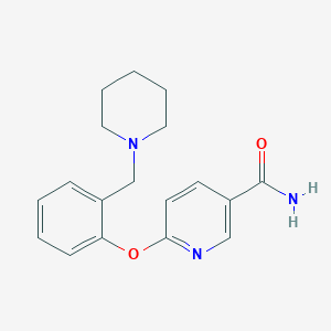 6-[2-(piperidin-1-ylmethyl)phenoxy]nicotinamide