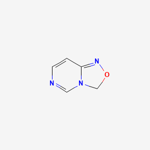 molecular formula C5H5N3O B594208 3H-[1,2,4]Oxadiazolo[4,3-C]pyrimidine CAS No. 136098-15-2