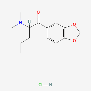molecular formula C14H20ClNO3 B594209 二戊酮盐酸盐 CAS No. 17763-13-2