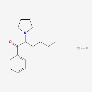 Hexanophenone, 2-(1-pyrrolidinyl)-, hydrochloride