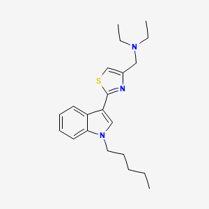N,N-Diethyl-2-(1-pentyl-1H-indol-3-yl)-4-thiazolemethanamine