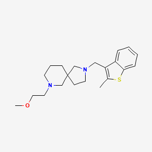 7-(2-methoxyethyl)-2-[(2-methyl-1-benzothien-3-yl)methyl]-2,7-diazaspiro[4.5]decane