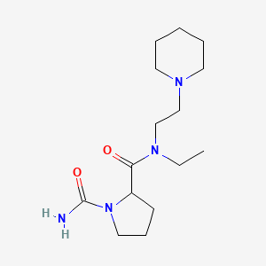 N~2~-ethyl-N~2~-(2-piperidin-1-ylethyl)pyrrolidine-1,2-dicarboxamide