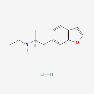 1-(1-benzofuran-6-yl)-N-ethylpropan-2-amine;hydrochloride