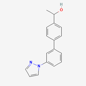 1-[3'-(1H-pyrazol-1-yl)biphenyl-4-yl]ethanol