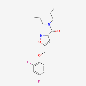 5-[(2,4-difluorophenoxy)methyl]-N,N-dipropylisoxazole-3-carboxamide