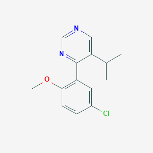 4-(5-chloro-2-methoxyphenyl)-5-isopropylpyrimidine