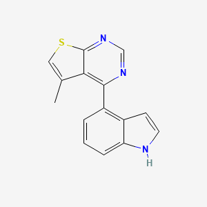 4-(1H-indol-4-yl)-5-methylthieno[2,3-d]pyrimidine