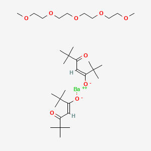 Bis(2,2,6,6-tetramethyl-3,5-heptanedionato)barium tetraglyme adduct
