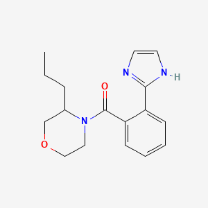 4-[2-(1H-imidazol-2-yl)benzoyl]-3-propylmorpholine