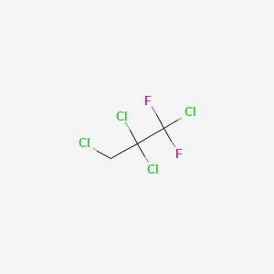 molecular formula C3H2Cl4F2 B594318 1,2,2,3-Tetrachloro-1,1-difluoropropane CAS No. 134237-39-1