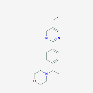 4-{1-[4-(5-propylpyrimidin-2-yl)phenyl]ethyl}morpholine