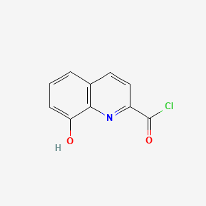 molecular formula C10H6ClNO2 B594320 8-ヒドロキシキノリン-2-カルボニルクロリド CAS No. 125686-91-1