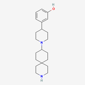 3-[1-(3-azaspiro[5.5]undec-9-yl)-4-piperidinyl]phenol dihydrochloride