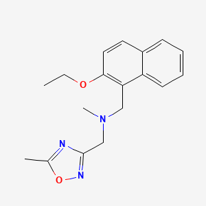 1-(2-ethoxy-1-naphthyl)-N-methyl-N-[(5-methyl-1,2,4-oxadiazol-3-yl)methyl]methanamine