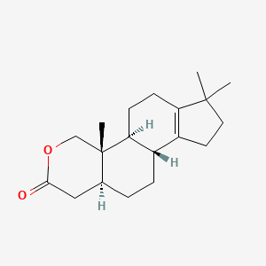 17,17-Dimethyl-18-nor-2-oxa-5alpha-androst-13-en-3-one