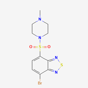 4-bromo-7-[(4-methyl-1-piperazinyl)sulfonyl]-2,1,3-benzothiadiazole