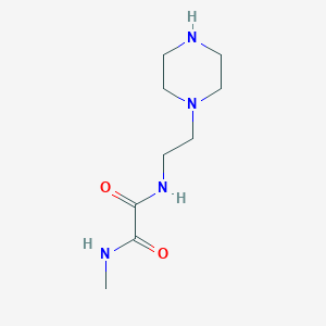 N-methyl-N'-[2-(1-piperazinyl)ethyl]ethanediamide