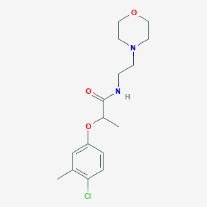 2-(4-chloro-3-methylphenoxy)-N-[2-(4-morpholinyl)ethyl]propanamide