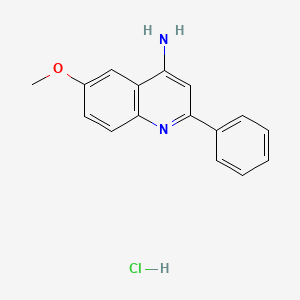 4-Amino-6-methoxy-2-phenylquinoline hydrochloride