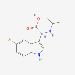 2-(5-BROMO-1H-INDOL-3-YL)-2-(ISOPROPYLAMINO)ACETIC ACID