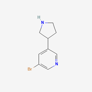 3-Bromo-5-(pyrrolidin-3-yl)pyridine