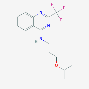 N-(3-isopropoxypropyl)-2-(trifluoromethyl)-4-quinazolinamine