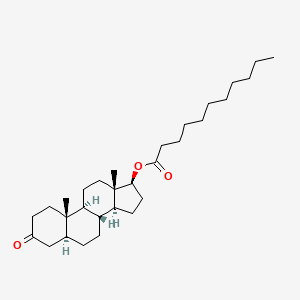 (5alpha,17beta)-3-Oxoandrostan-17-yl undecanoate