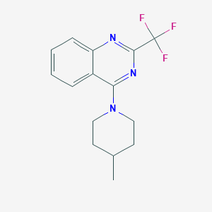 4-(4-methyl-1-piperidinyl)-2-(trifluoromethyl)quinazoline