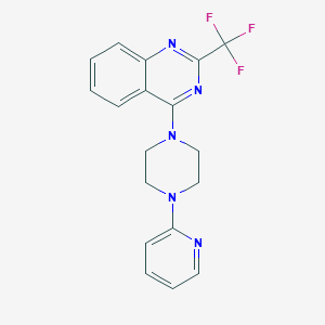 4-(4-(Pyridin-2-yl)piperazin-1-yl)-2-(trifluoromethyl)quinazoline