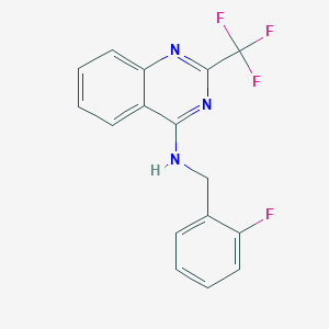 N-(2-fluorobenzyl)-2-(trifluoromethyl)-4-quinazolinamine