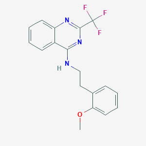 N-[2-(2-methoxyphenyl)ethyl]-2-(trifluoromethyl)-4-quinazolinamine