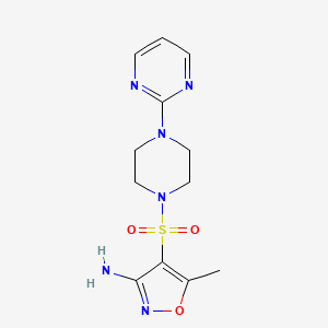 5-methyl-4-{[4-(2-pyrimidinyl)-1-piperazinyl]sulfonyl}-3-isoxazolamine