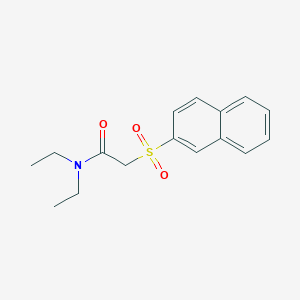 N,N-diethyl-2-(naphthalen-2-ylsulfonyl)acetamide