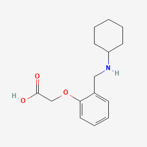 {2-[(cyclohexylamino)methyl]phenoxy}acetic acid