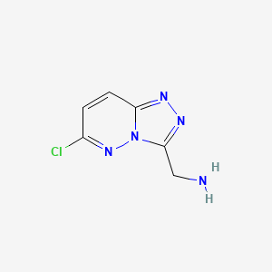 (6-Chloro-[1,2,4]triazolo[4,3-b]pyridazin-3-yl)methanamine