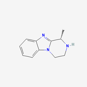 molecular formula C11H13N3 B594394 (1S)-1-methyl-1,2,3,4-tetrahydropyrazino[1,2-a]benzimidazole CAS No. 135875-08-0