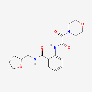 2-{[morpholin-4-yl(oxo)acetyl]amino}-N-(tetrahydrofuran-2-ylmethyl)benzamide