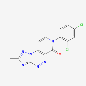 7-(2,4-dichlorophenyl)-2-methylpyrido[4,3-e][1,2,4]triazolo[5,1-c][1,2,4]triazin-6(7H)-one