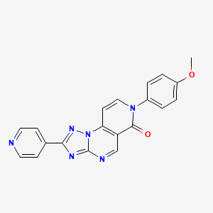 7-(4-methoxyphenyl)-2-(4-pyridyl)pyrido[3,4-e][1,2,4]triazolo[1,5-a]pyrimidin-6(7H)-one